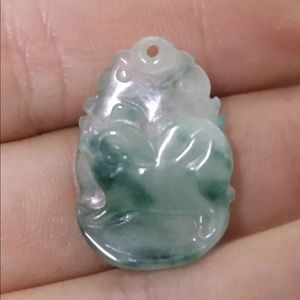 Women’s Jade Pendant With Red Cord